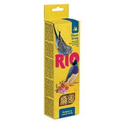 RIO. Палочки для волнистых попугайчиков и экзотов с медом, 2х40г АГ