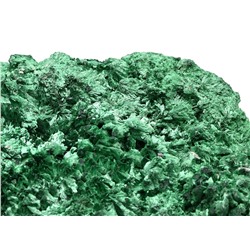 Минерал малахита плисового 175*120*60мм, 1453г