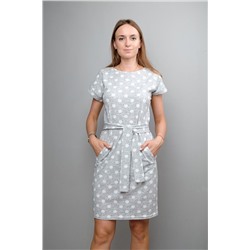 Mita КМ401 серый_горох, Платье