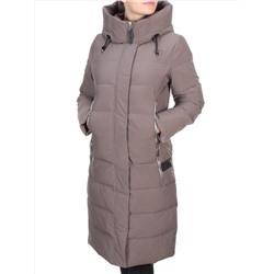 2189 BROWN Пальто зимнее женское OLAYEETE (200 гр. холлофайбера) размер 48