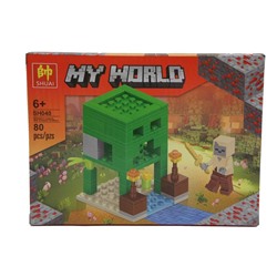 Конструктор MyWorld 80дет. 19*14см / коробка SH040-1