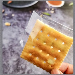 Пакетики прозрачные с клеевым клапаном 10*10+3см (100 шт)