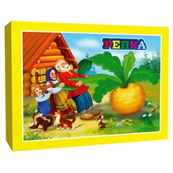 Пазл из пенокартона в коробке "Репка" 18 элементов Р-2286