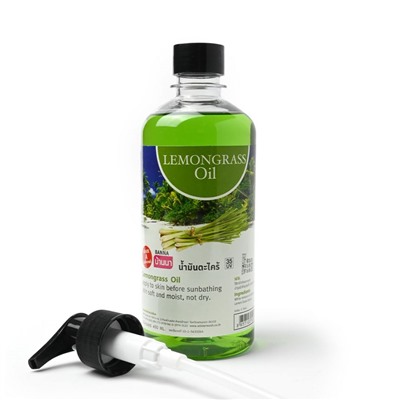 LEMONGRASS OIL, Banna (ЛЕМОНГРАСС массажное масло, Банна), с дозатором, 450 мл.