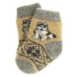 Носки детские "Хаски с орнаментом" 6309-2