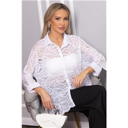Рубашка кружевная Аристократка (белая) Б14511-10М