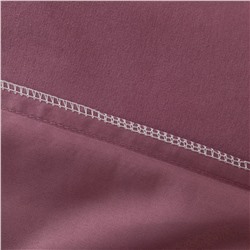 Комплект постельного белья Однотонный Сатин Вышивка CH043