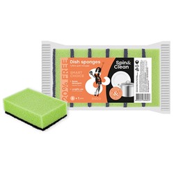 Губки для посуды Disco поролоновые серия Smart Choice 5 + 1 штук SC680312104