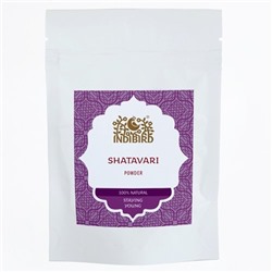 SHATAVARI Powder, Indibird (Маска для тела ШАТАВАРИ ПОРОШОК для наружного применения, Индибёрд), 100 г.
