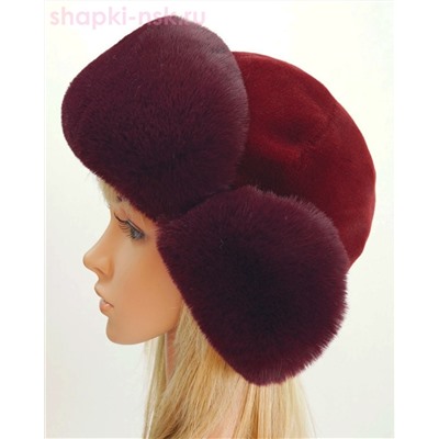 Нон-стоп иск.мех Ушанка женская (56-58)