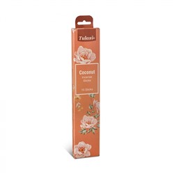 Tulasi COCONUT Incense Sticks, Sarathi (Туласи КОКОС благовония палочки, Саратхи), 15 палочек.