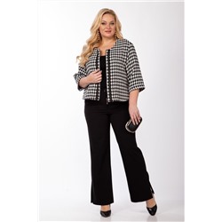 Michel chic 1324 черный-белый, Брюки,  Жакет