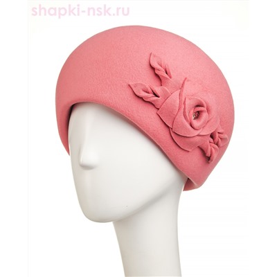 Булавка-роза шерсть Шляпа женская (56-58)