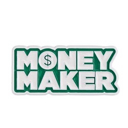 Металлический значок "Money Maker"