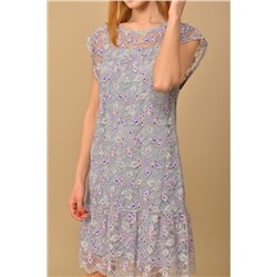 Lady Style Classic 1784 серый_синий, Платье