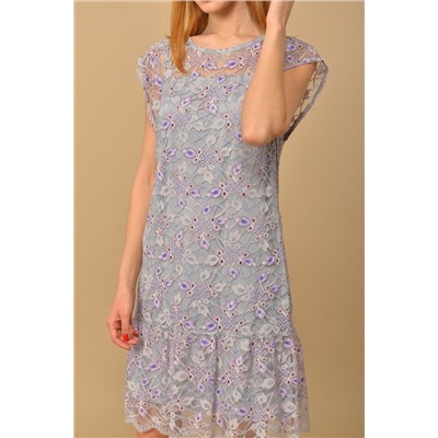 Lady Style Classic 1784 серый_синий, Платье