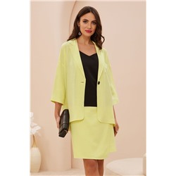 Lissana 4698 желтый, Блуза,  Юбка,  Жакет