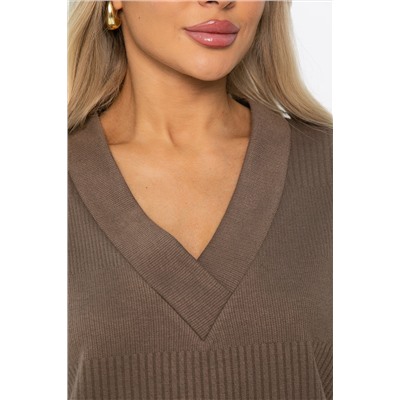 Костюм трикотажный Уютный шарм (коричневый) К14250-5М