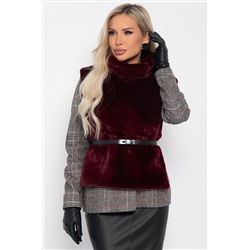 Манишка Тайна роскоши (бордо) А23-7