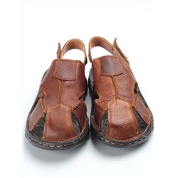 P2301-3 BROWN Сандалии мужские (натуральная кожа) размер