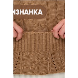 Жилет цвета карамельный кофе 9252-91051-5300616