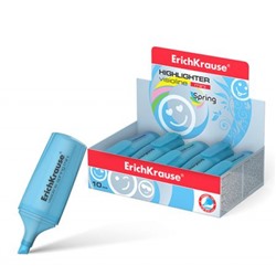 Текстовыделитель Visioline Mini Spring голубой 48793 ErichKrause