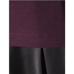 Нарядная футболка с блестящим принтом