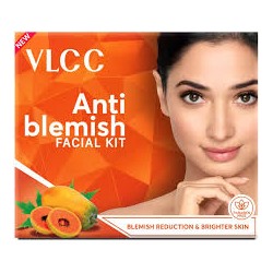 ANTI BLEMISH FACIAL KIT, Blemish Reduction & Brighter Skin, VLCC (ДЛЯ ПРОБЛЕМНОЙ КОЖИ набор - Уменьшение дефектов и сияющая кожа), 60 г. (6x10 г.)