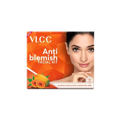 ANTI BLEMISH FACIAL KIT, Blemish Reduction & Brighter Skin, VLCC (ДЛЯ ПРОБЛЕМНОЙ КОЖИ набор - Уменьшение дефектов и сияющая кожа), 60 г. (6x10 г.)