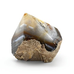 Агат с гранями самородный 92*73*89мм, 595г (L).