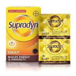 SUPRADYN Multivitamin Tabets with Minerals, Bayer (СУПРАДИН Мультивитамины в таблетках с минералами, микроэлементами и аминокислотами, Байер), блистер 15 таб.