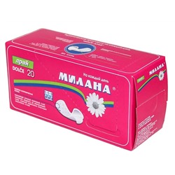 МИЛАНА  Прокладки гиг. ежедн. 20шт. Dolce Драй (1 кап.)  403