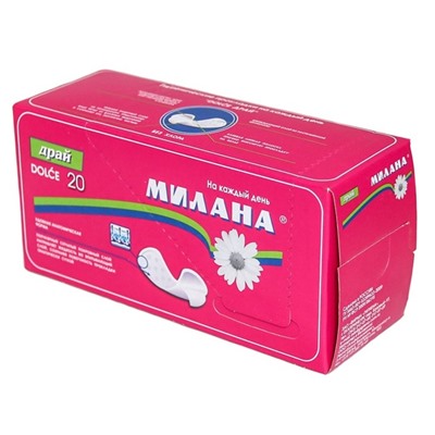МИЛАНА  Прокладки гиг. ежедн. 20шт. Dolce Драй (1 кап.)  403
