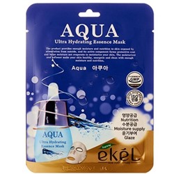EKEL Маска тканевая д/лица Ультраувлажняющая  Aqua Ultra Hydrating 25мл