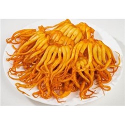 Щупальца кальмара горячего копчения, 100 гр.