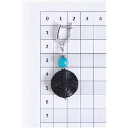 СЕРЬГИ КОСМО (БИРЮЗА)