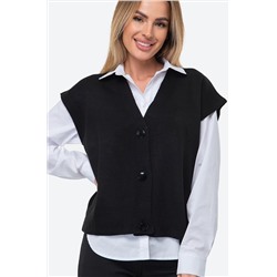 Женский вязаный жилет Happyfox