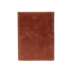 Обложка для автодокументов Premier-О-7 натуральная кожа коричневый пулл-ап (40)  204851