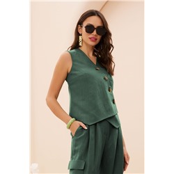 Lissana 4694 хаки, Брюки,  Жилет