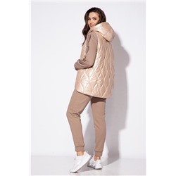 TAiER 1112 бежевый, Брюки,  Жилет,  Свитшот