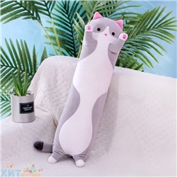 Мягкая игрушка обнимашка Кот - батон 90 см (ВЫБОР ЦВЕТА) cat-90, cat-90, cat-90-pink, cat-90-brown, cat-90-gray