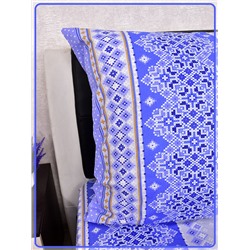 Постельное белье Шуйская бязь Крестики синие 8334-2