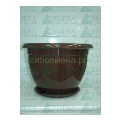 Горшок цв. 3,1л + поддон 125 (шок)