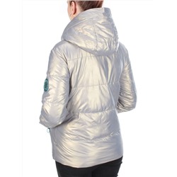 8262 SILVER Куртка демисезонная женская BAOFANI (100 гр. синтепон) размер 52