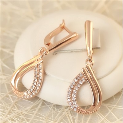 Серьги позолота H01-15424