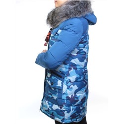 FT-16-082 Пуховик женский зимний (синтепух, искусственный мех) размер S - 42 российский