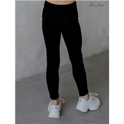 Леггинсы черные