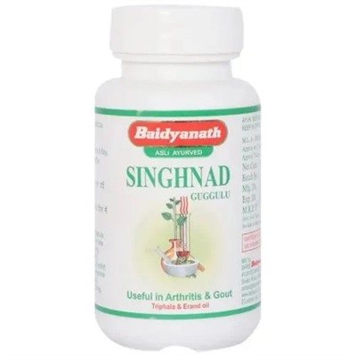 SINGHNAD Guggulu, Baidyanath (СИНГХНАД Гуггул, Байдьянатх), 80 таб.