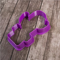 Вырубка для пряника "Кактус" пластик, 9 см