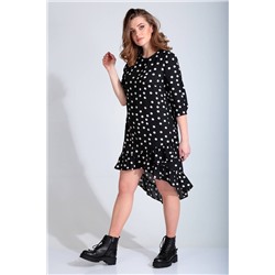 Liona Style 778 черный_в_горох, Платье